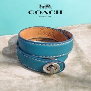 Coach Leather Bracelet